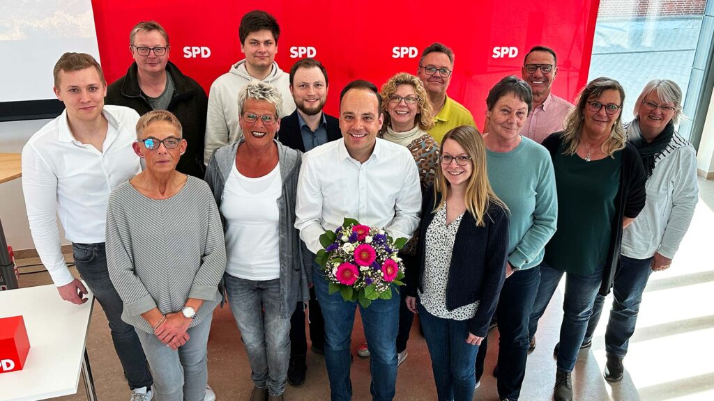 Der neugewählte Vorstand der SPD im Landkreis Celle